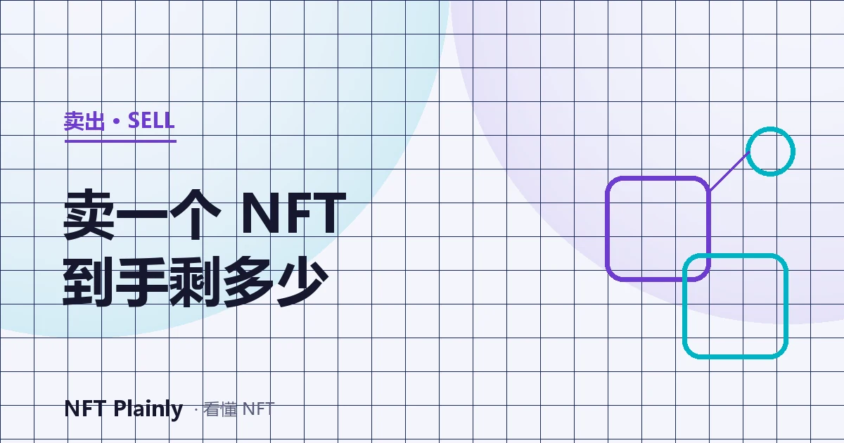 Venda de NFT com descontos de taxa de marketplace, royalty e gas